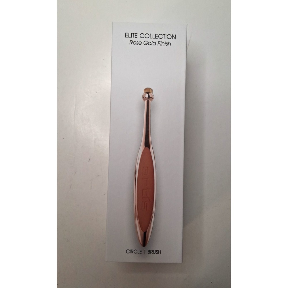 Artis Circle 1 Makeup Brush Elite Collection Rose Gold Finish Concealer Lip New